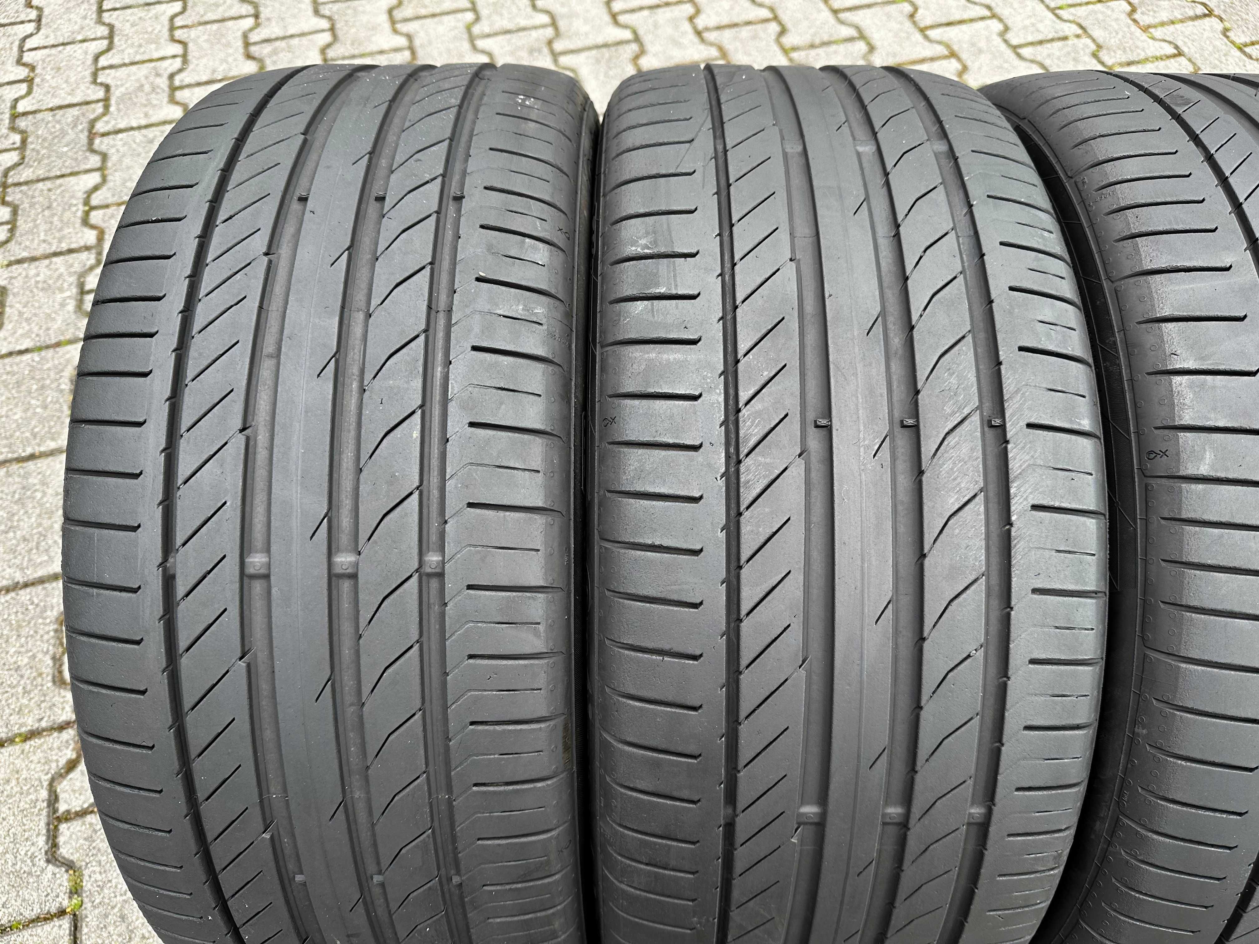 4x opony letnie 255/45r19 100V CONTINENTAL SportContact 5 (5,5mm 2016r