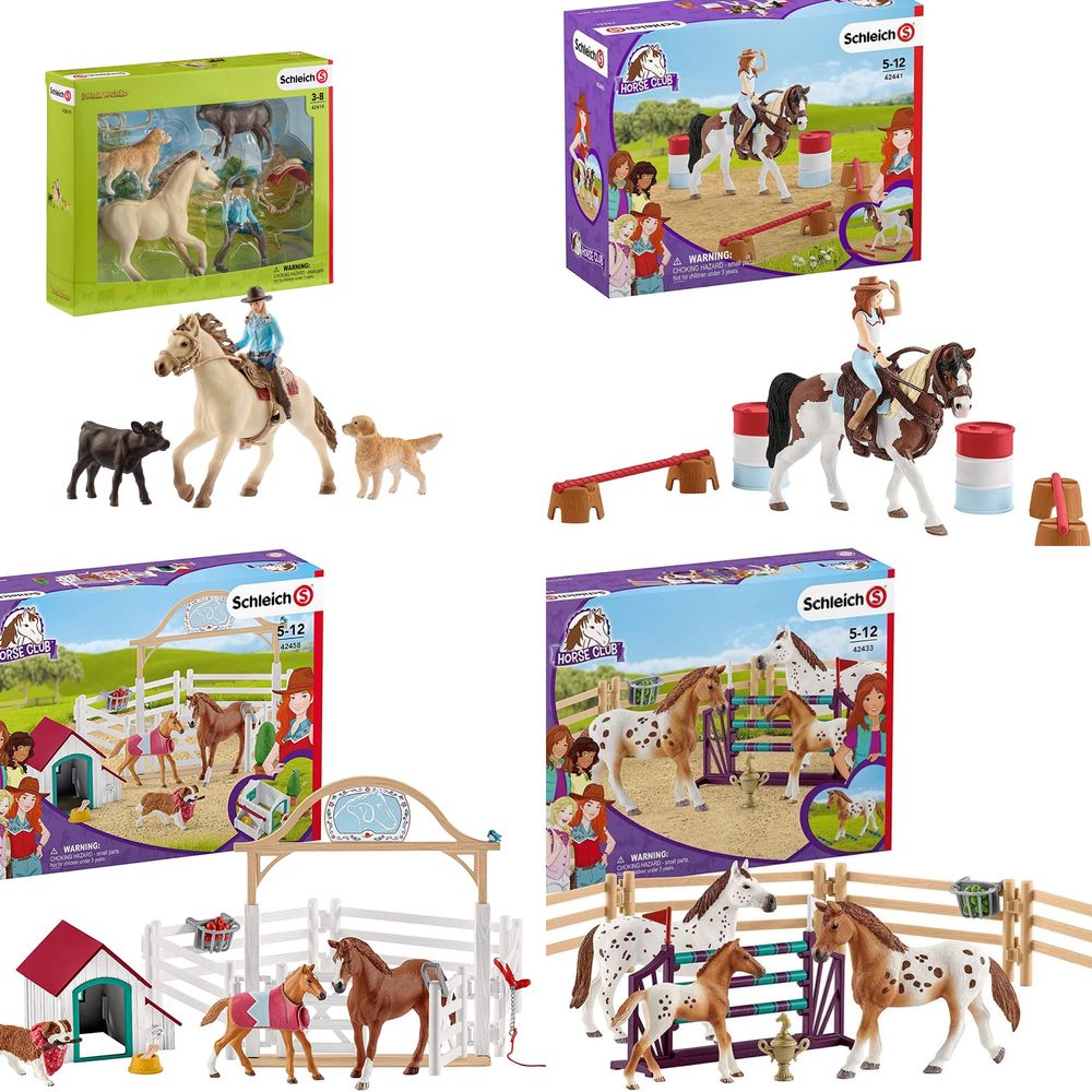 Набор конь horse club Schleich (Шляйх) стойло