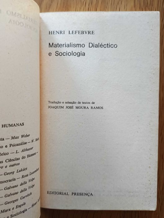 Materialismo Dialéctico e Sociologia - Henri Lefebvre