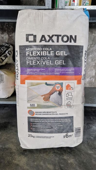 Cimento Cola 35kg (25+10) Branco Axton Flex