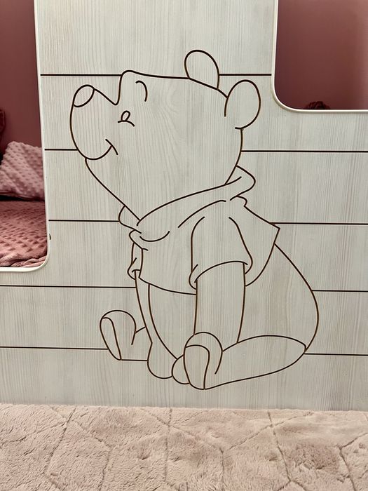 Łóżko dziecięce domek + PRZEŚCIERADŁO, 2x POSZEWKI