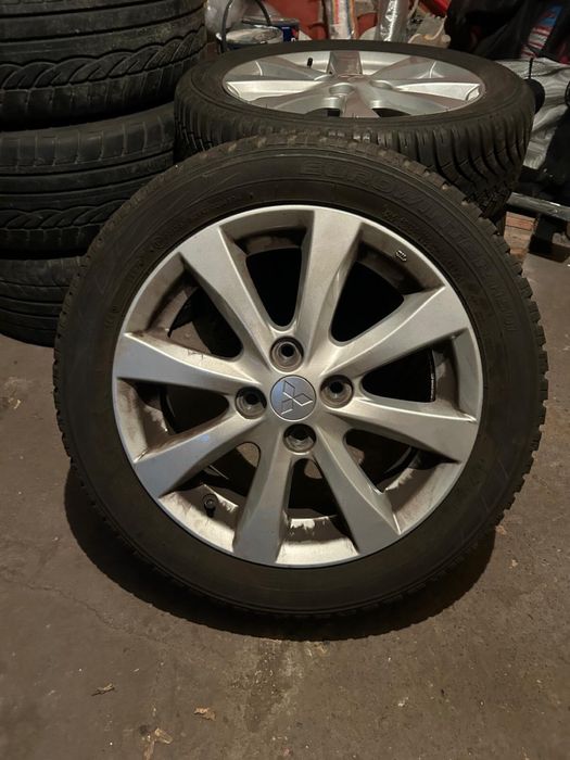 Kola plus opony zimowe Mitsubishi! 4x100, ET 46, 15”!