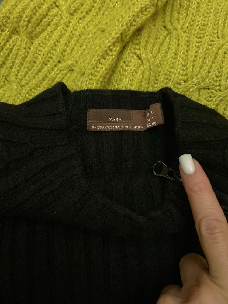 Теплые свитера zara, mango, H&m бесплатно р М