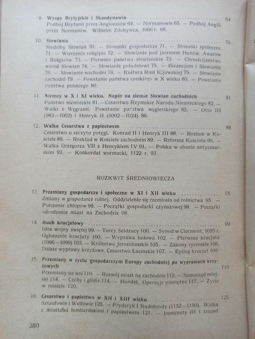 Historia Powszechna - Wieki Średnie - Władysław Chłapowski