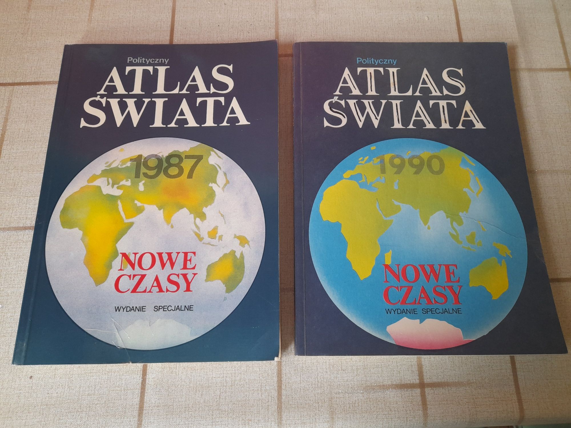 Atlas polityczny świata 1987r, 1990 Nowe czasy