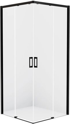 Kabina prysznicowa 100x80 CZARNA PRIME BLACK