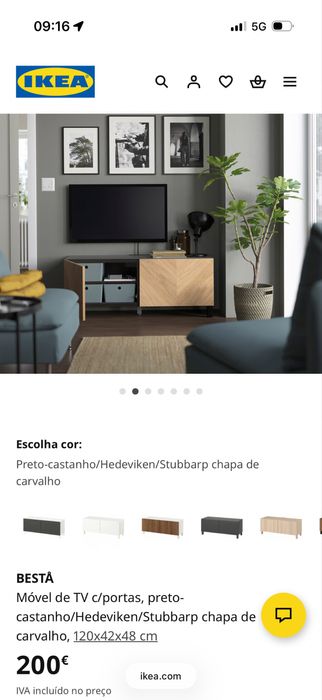 Móvel Ikea em madeira