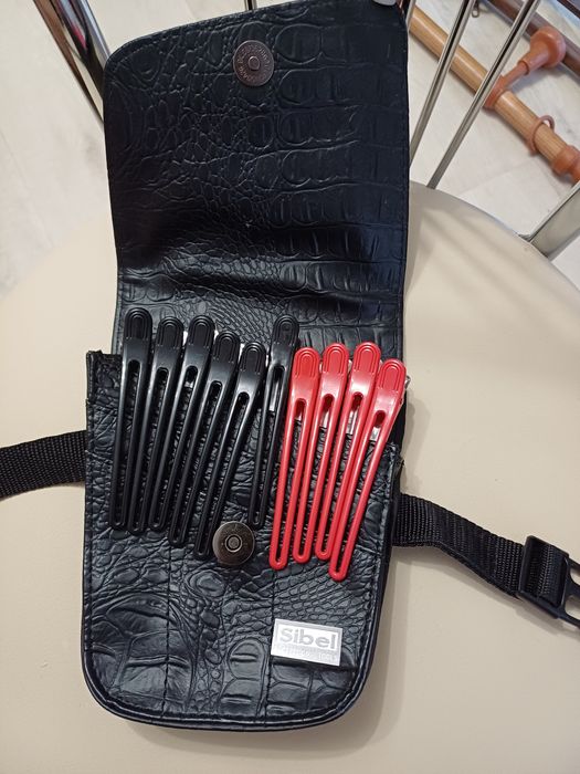 Чохол для інструментів Sibel Trio чорний кожзам крокодил дл, парикмахе