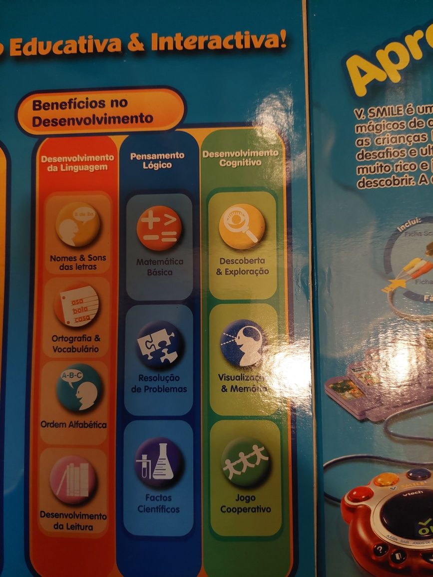 Consola V Smile Vtech aprendizagem 3/7anos