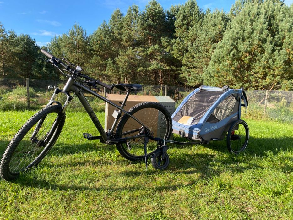 Przyczepka rowerowa Queridoo Sportex 2 dwuosobowa (riksza)