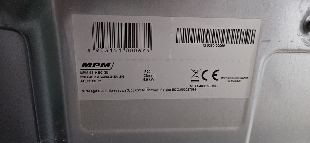 Kuchnia MPM 53-KEC-30