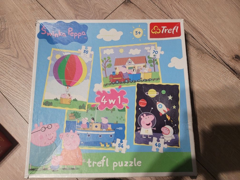 Zestaw puzzli Peppa i inne 8 układanek