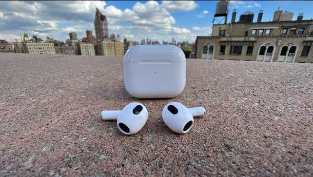 Беспроводные наушники TWS Airpod 3 с боксом для зарядки Black (au204)