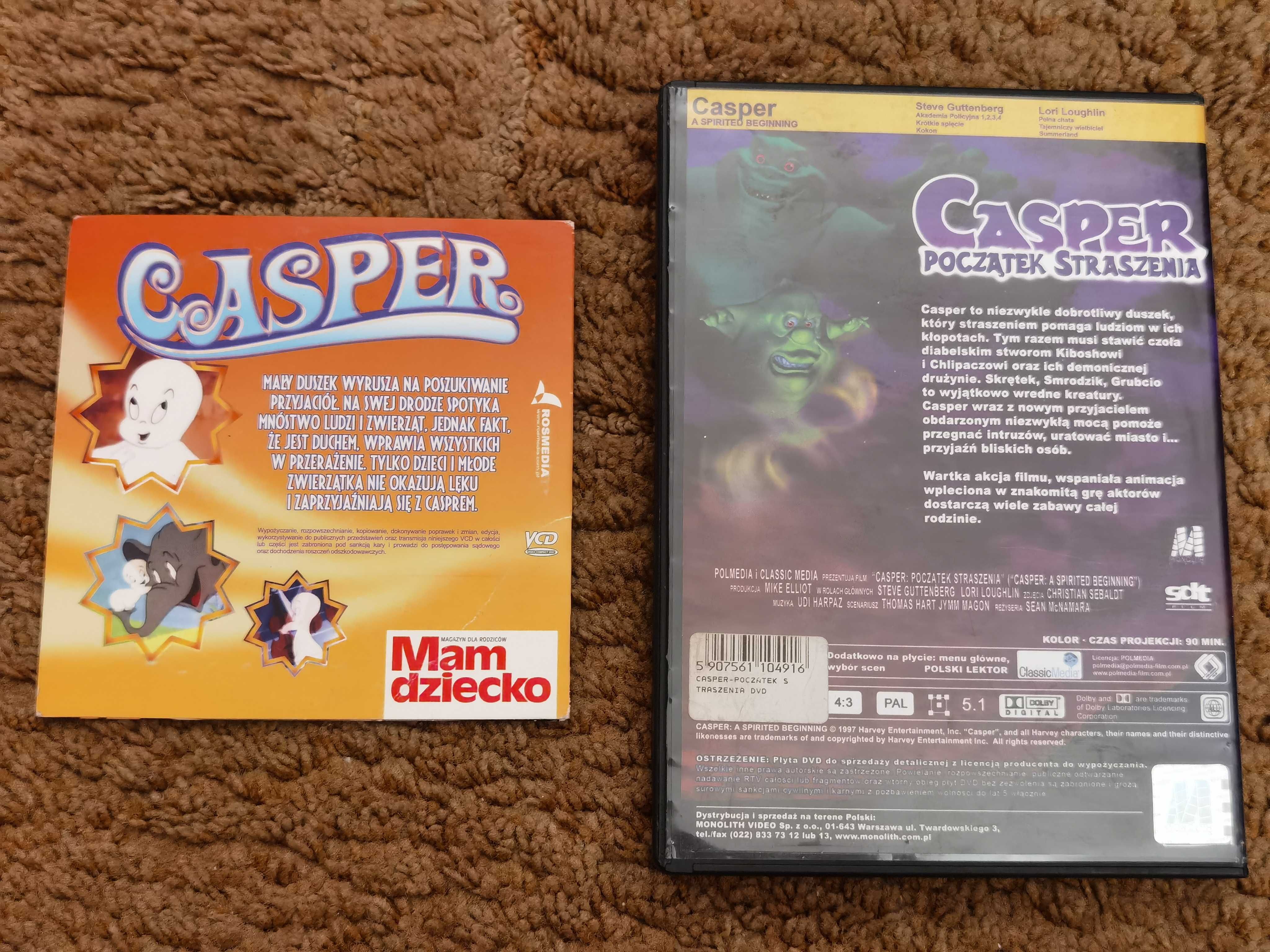 Bajka Casper i film Casper początek straszenia