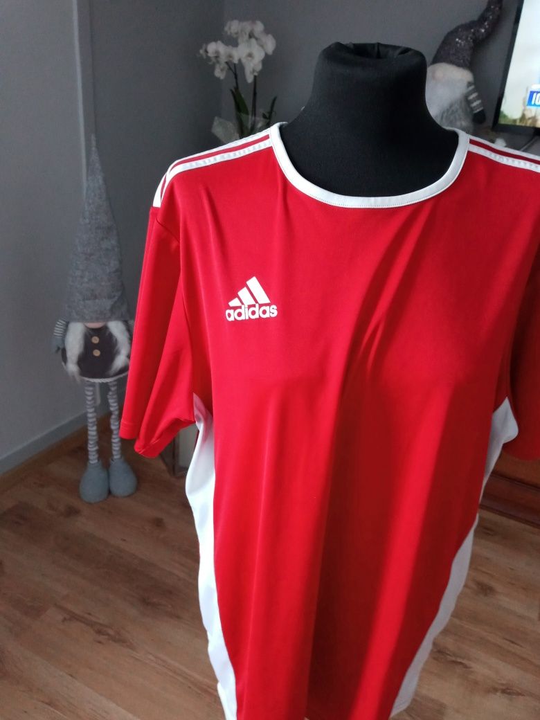 Koszulka meska czetwona Adidas XL
