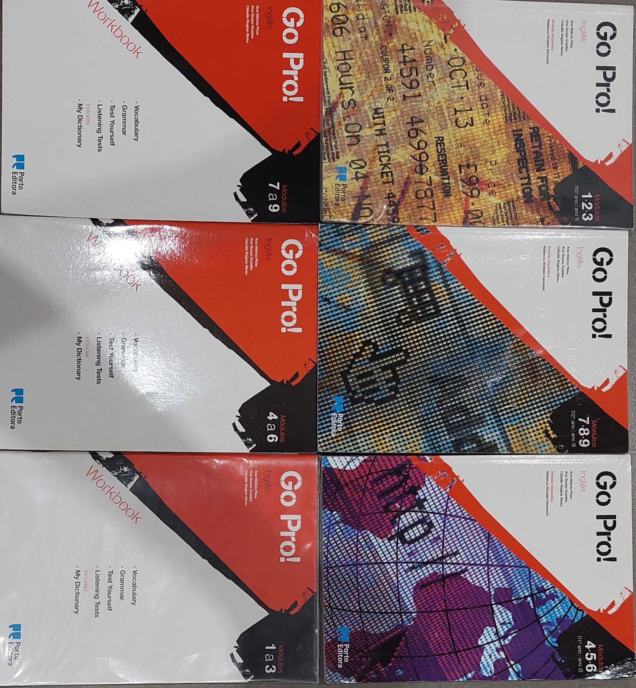 Livros inglês go pro 10/11/12° ano