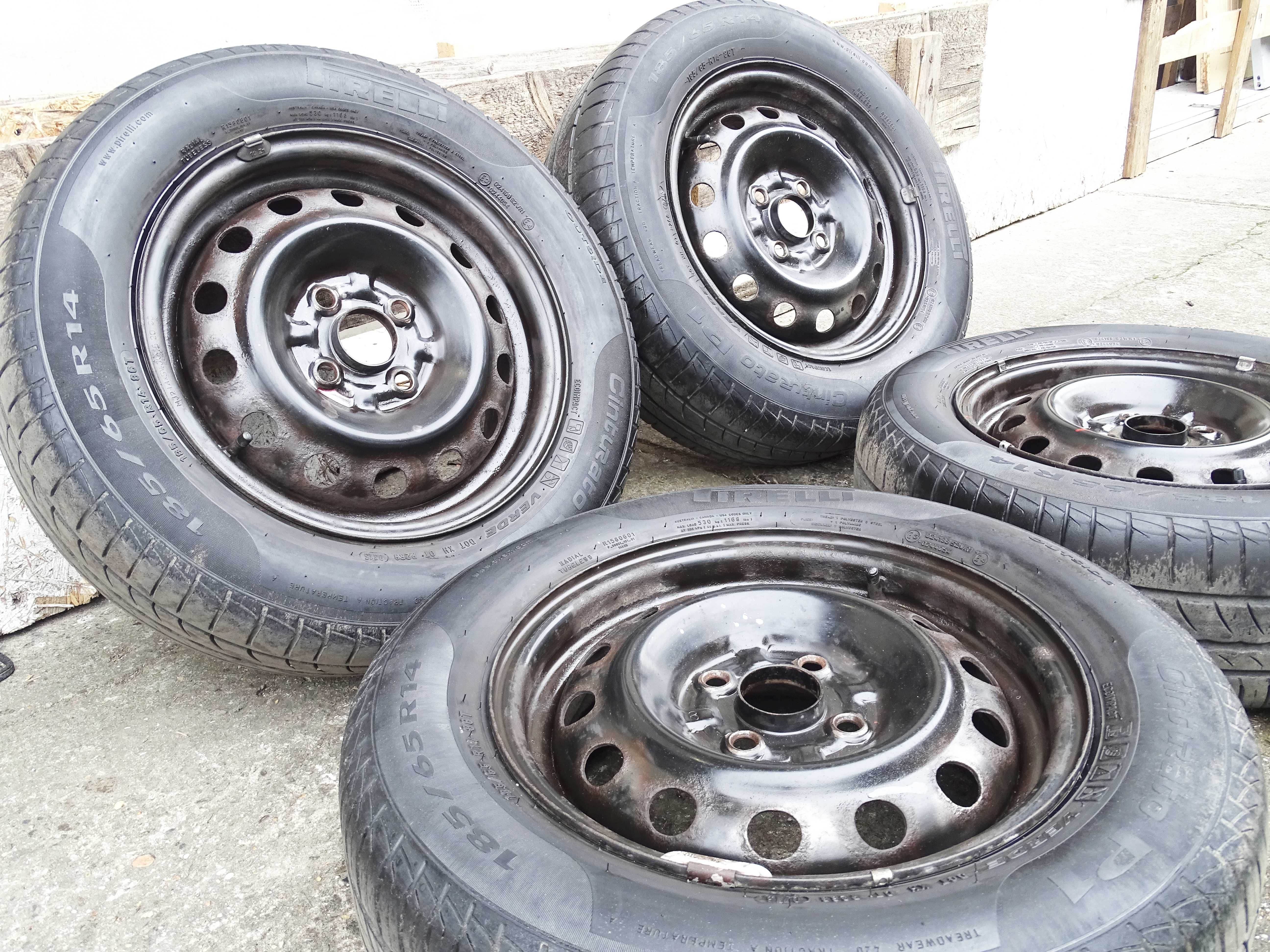 Koła felgi stalowe opony Pirelli 185/65R14 MAZDA 3 III 4x100 5,5Jx14