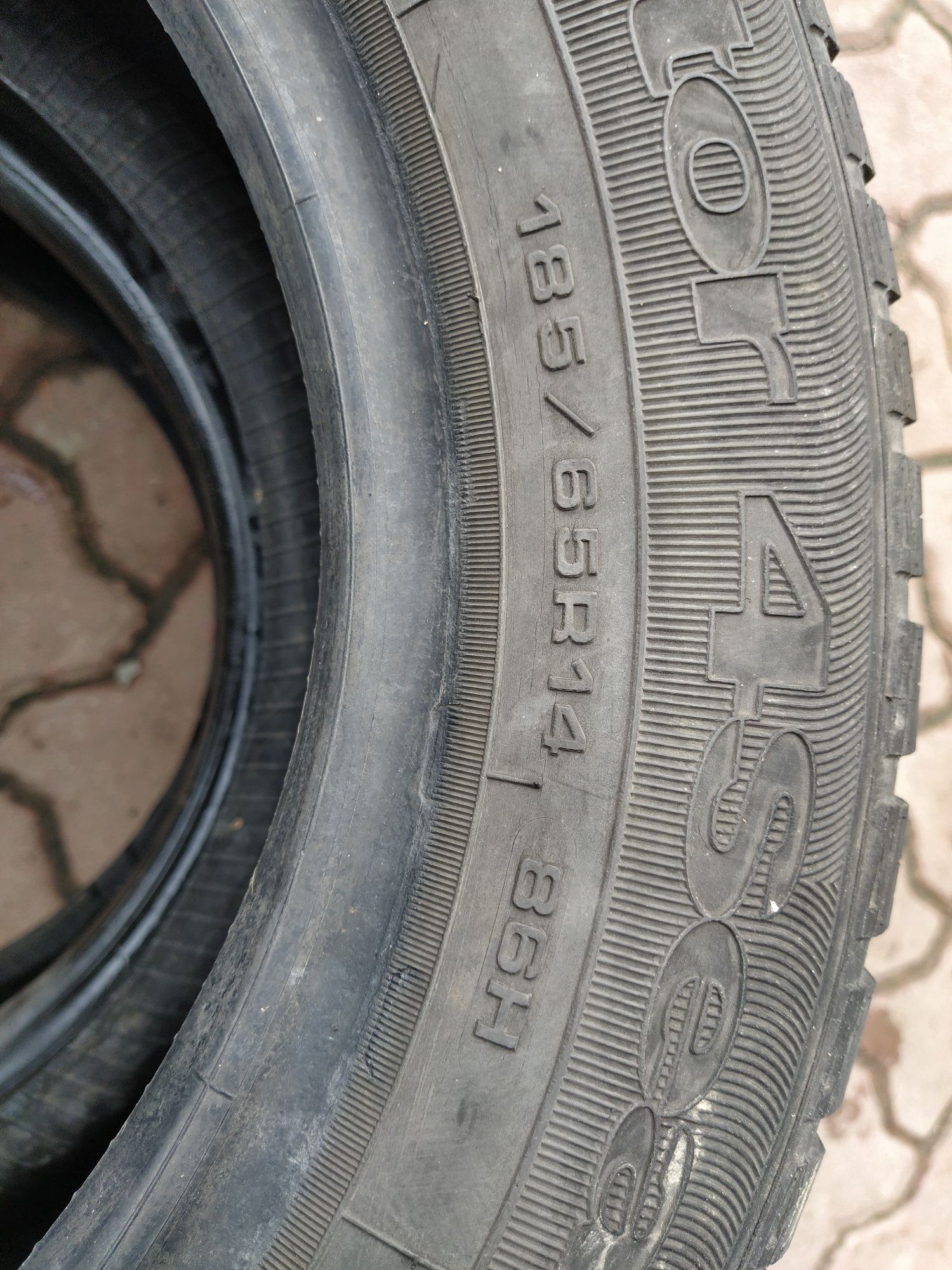 2Opony wielosezonowe 185/65r14 GOODYEAR 6mm