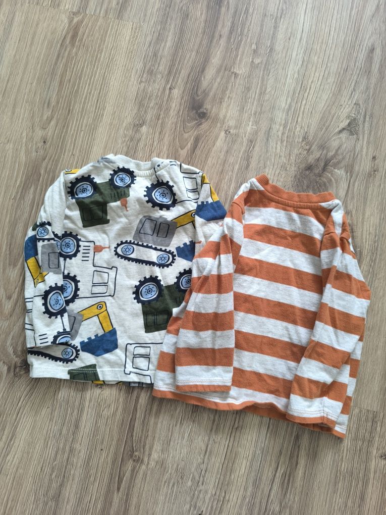 Bluzki niemowlęce / chłopięce dwie cool club R. 74cm