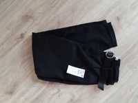 Czarne Spodnie paperbag