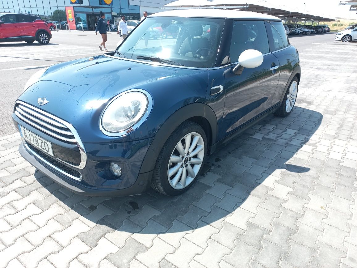 Mini coper, azul
