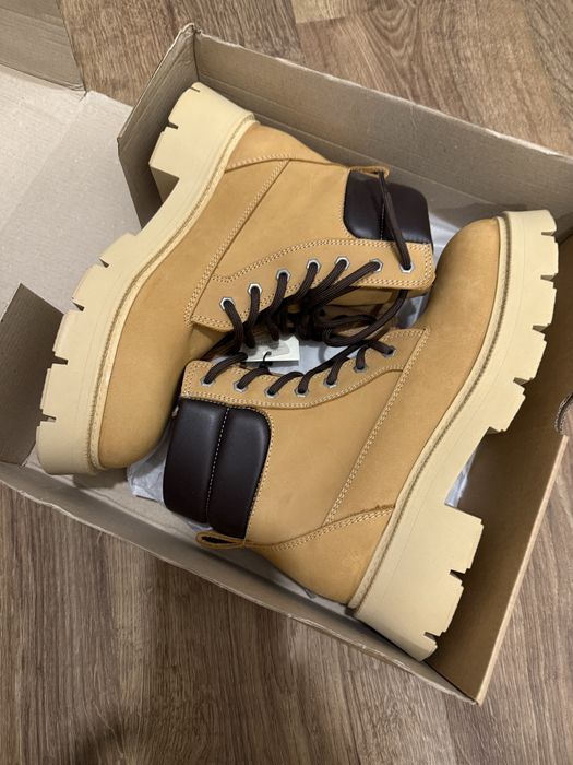 Шкіряні черевики Mango жіночі 40 розмір