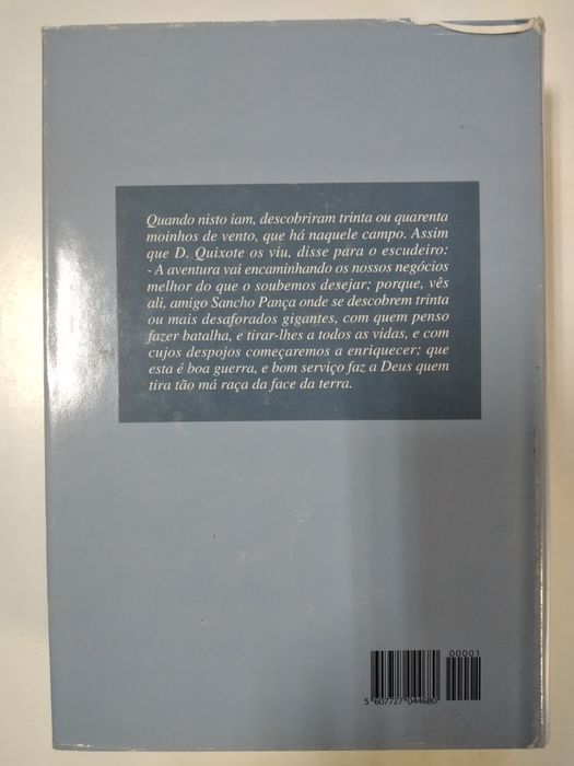 Livro: d. Quixote de la mancha