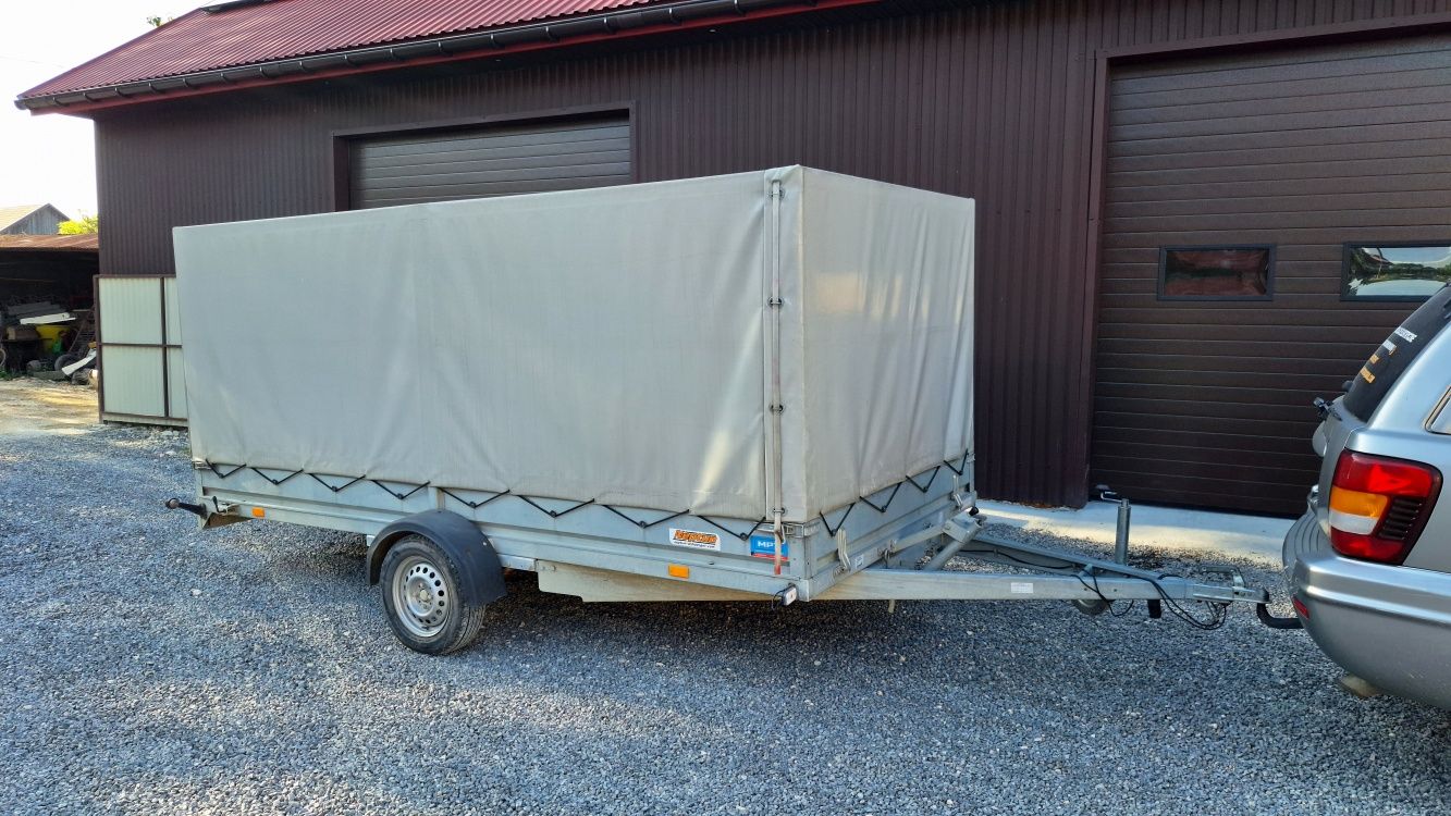 Wynajmę. Przyczepka samochodowa DMC 750 kg