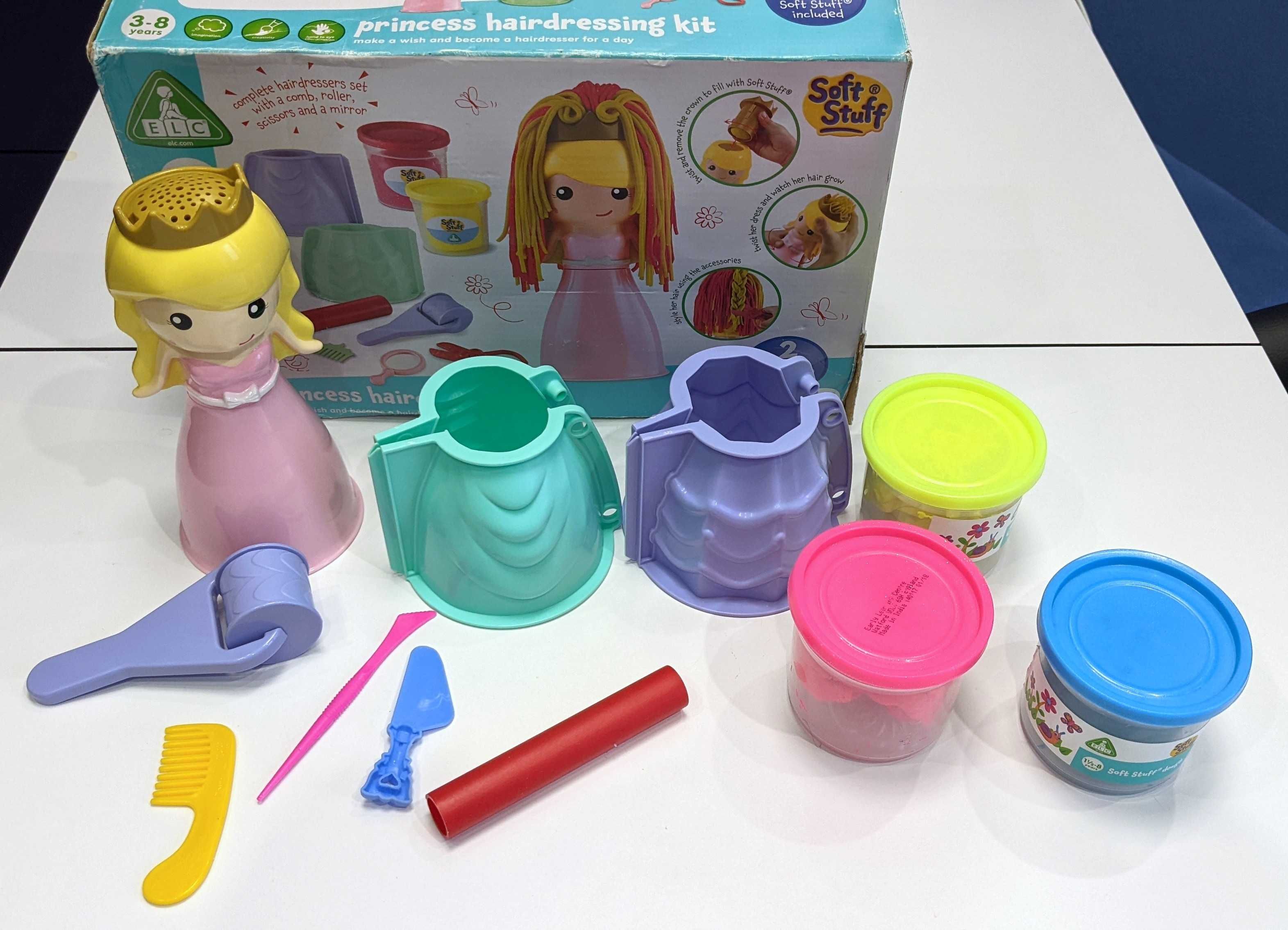 Набор для лепки и игр с пластилином от ELC Soft Stuf/Play Doh Прически