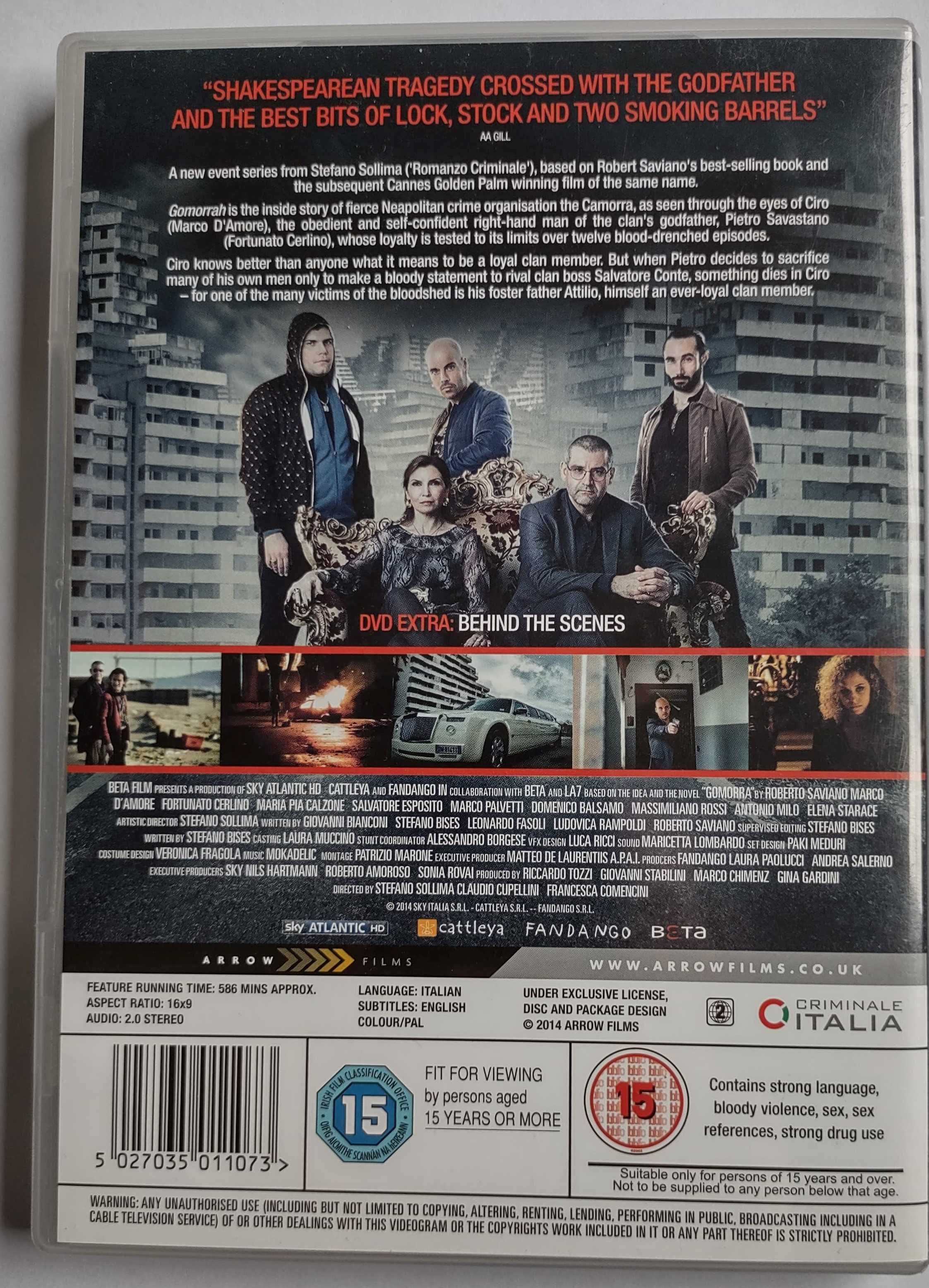 Gomorrah Season 1 (4DVD) Gomorra sezon 1 bez napisow polskich