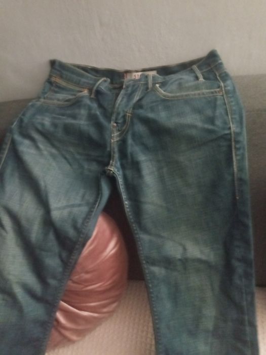Spodnie jensy granat meskie slim 519 Levis