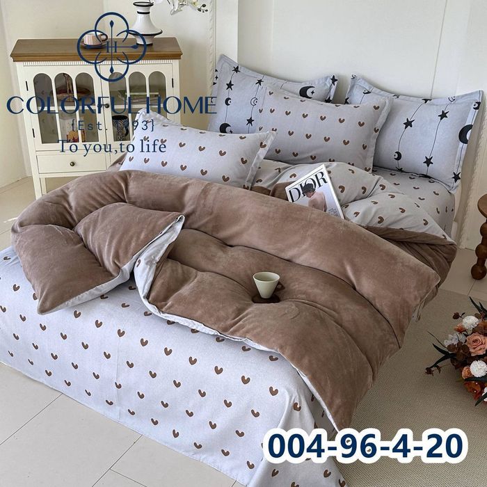 Постільна білизна велюр +фланель євро