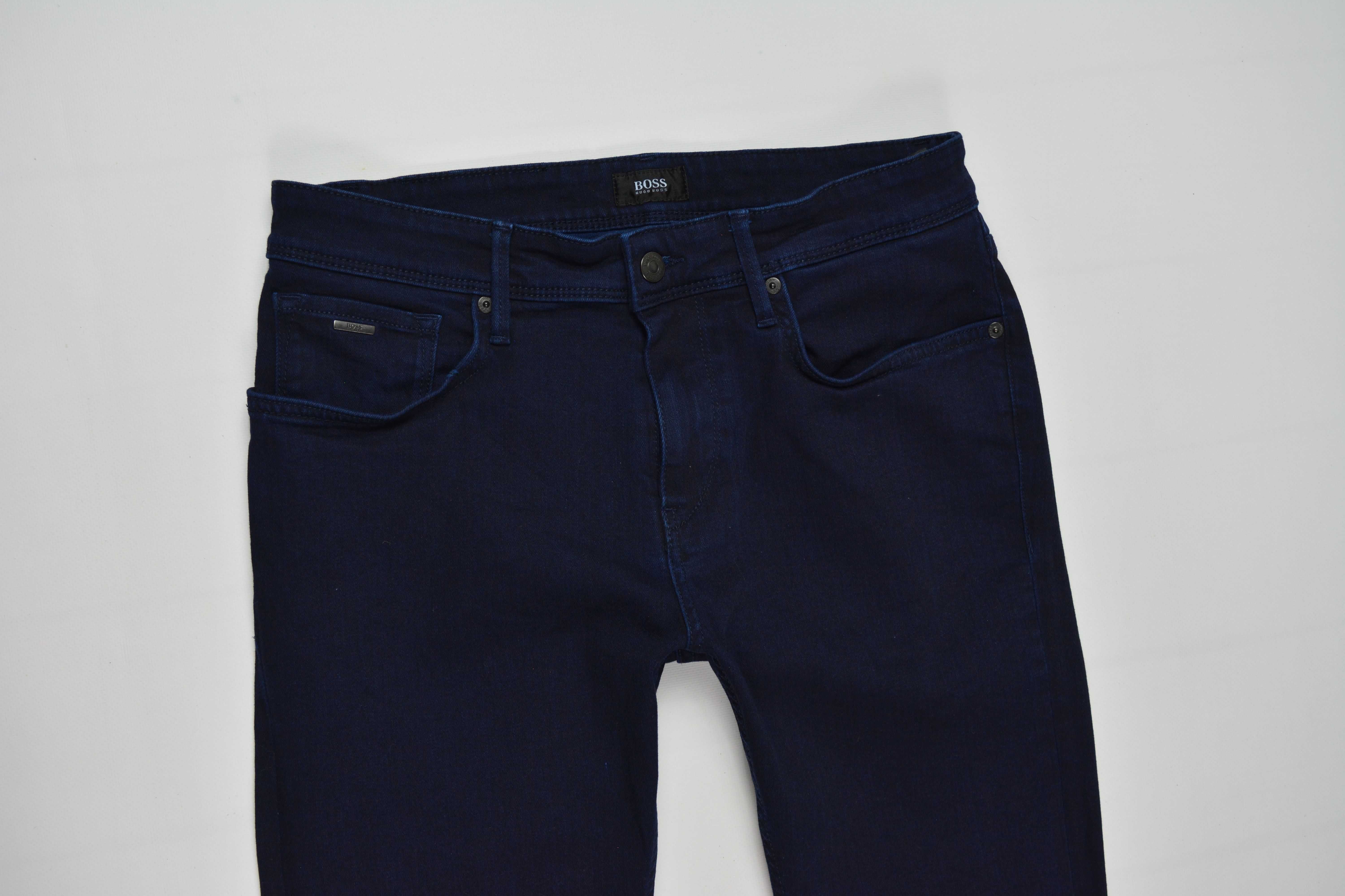 Hugo Boss Charleston Slim Fit Stretch Ciemne Jeansy W30 L32 30/32