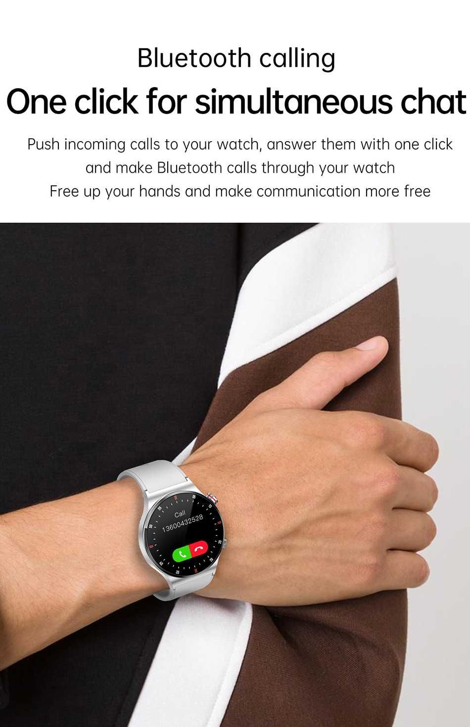 Smartwatch Lige 30A - Nowy, czarny