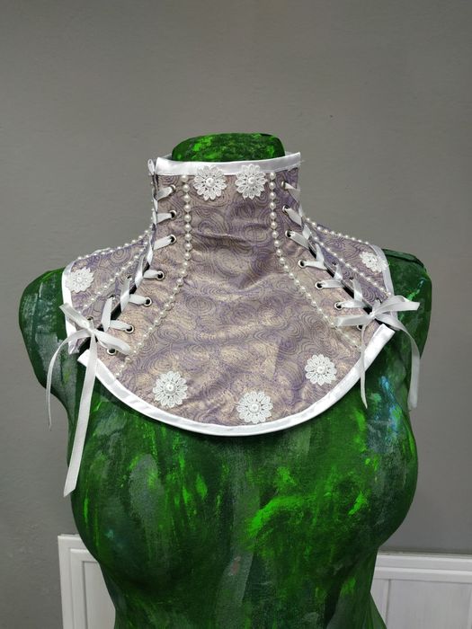 Kołnierz lolita gorset szyjny wiktoriański