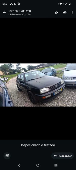 Golf preto 1991 Póvoa galega