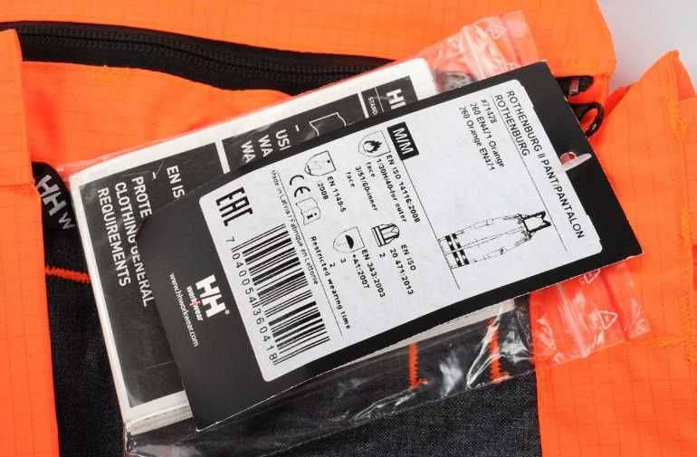 Spodnie Robocze Ogrodniczki BHP Helly Hansen r.XL