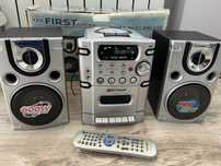 Mini Wieża First Austria z pilotem CD radio