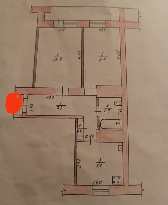 Продається двокімнатна квартира