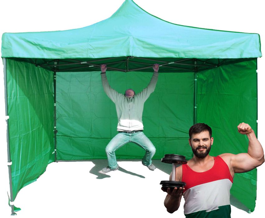 30kg 3x3 9m2 Namiot Handlowy Ogrodowy Pawilon Ekspresowy Targowy Turek