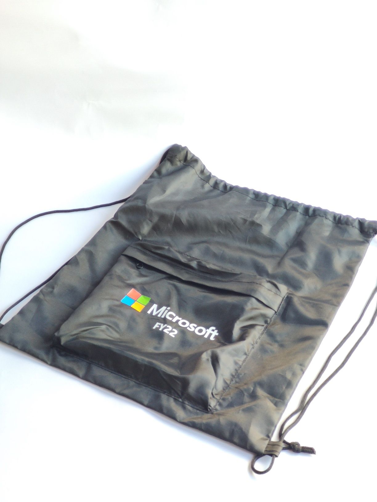 Saco Microsoft com bolsa exterior e fecho