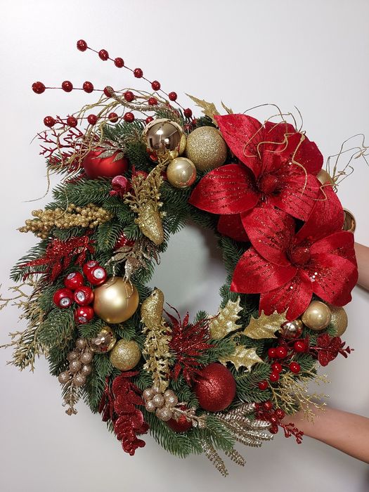 Різдвяний вінок на двері