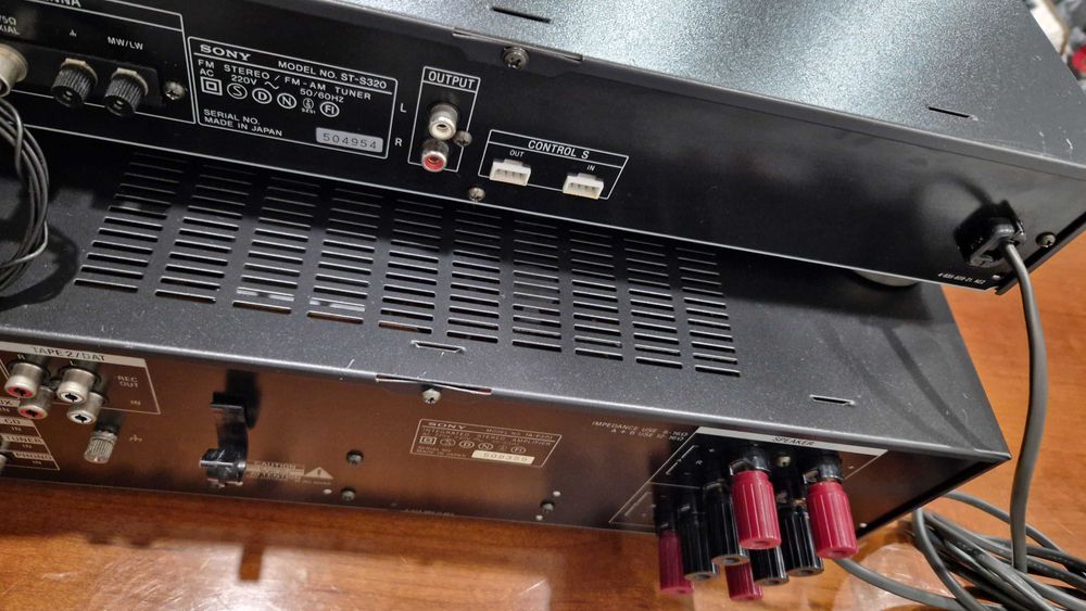 Amplificador Stereo SONY TA-270 + Tuner FM-AM(Rádio) SONY ST-S320