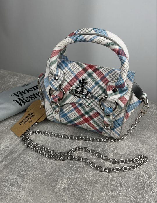 Vivienne Westwood Betty Mini Bag біла кольорова жіноча misbhv kelly