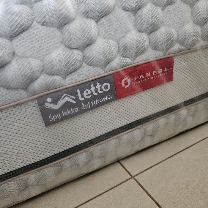 Materac Janpol 90x200 Piankowy Premium 3-warstwowy wysoki 26 cm Nowy