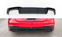 Диффузор заднего бампера насадки Audi A7 S7 4K S line