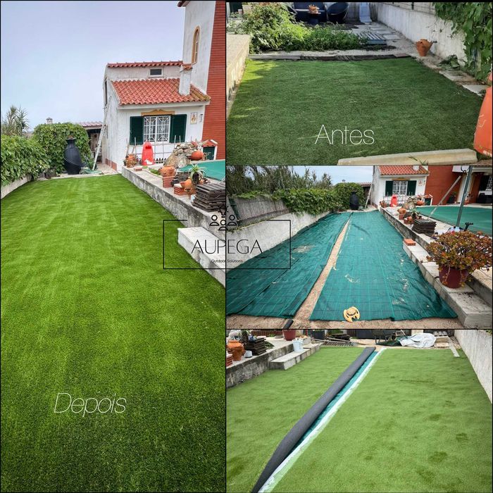 Relva sintética PREMIUM + instalação profissional