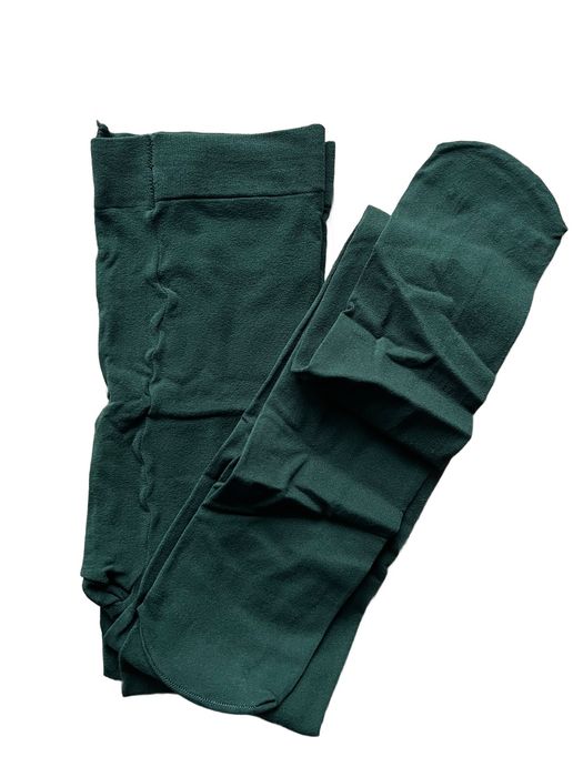 Rajstopy o przepięknym zielonym kolorze, rozciągliwe, roz. One-Size