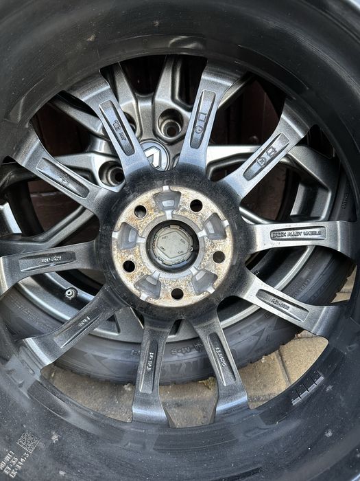 Kola zimowe felgi alu 20 195/55 5x114,3 Renault orginal czujniki tpms