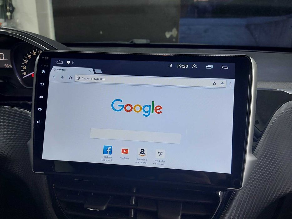 (NOVO) Rádio 2DIN 10.1" • Peugeot 208 / 2008 • Android [4+32GB]
